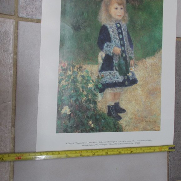 " Girl with a Watering Can" print by Auguste Renoir - Picture 5 of 5